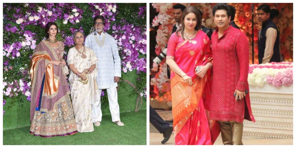 Jaya Bachchan and Anjali Tendulkar in Banarasi Sarees at Ambani's Lavish Wedding - JDS Varanasi