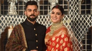 Anushka Sharma in Banarasi Saree