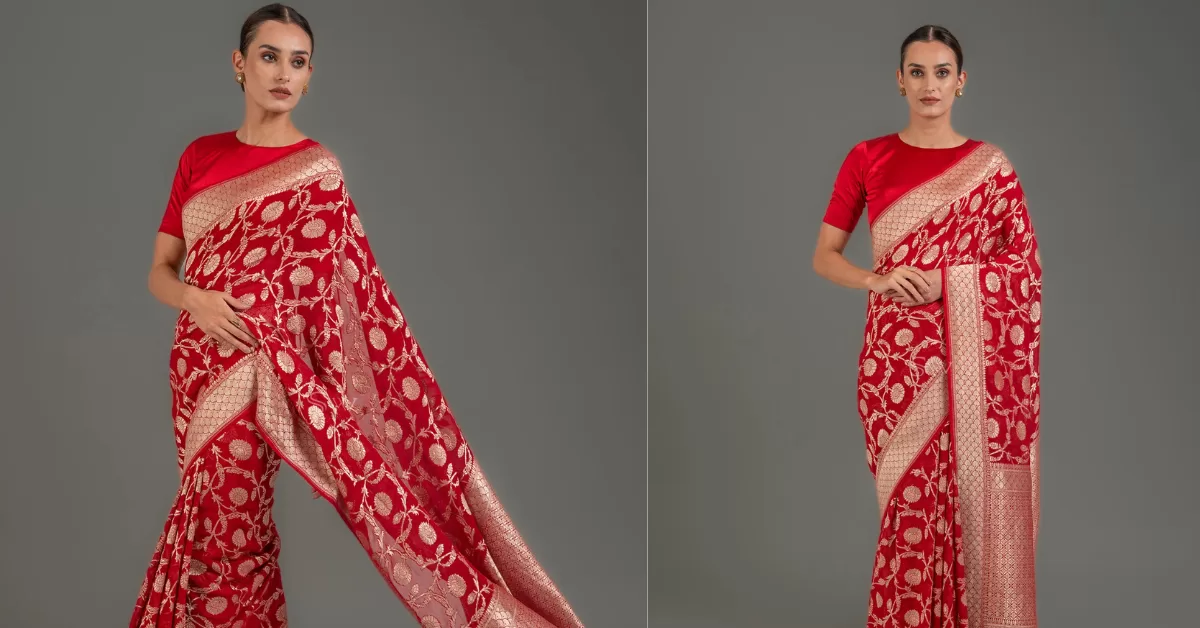 Light Banarasi Sarees for Day Functions & Summer Weddings